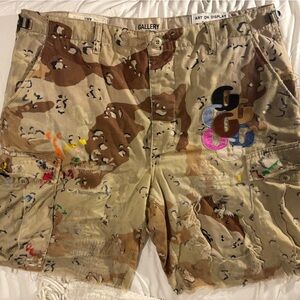 Gallery Dept. G Patch Chocolate Chip Camo Cargo shorts